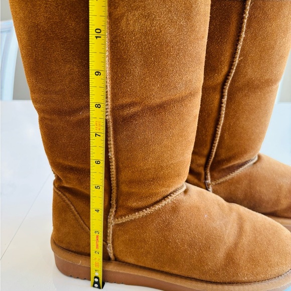 Dream Pairs Suede Women's Tan Winter Boots size 9 mint condition - Picture 8 of 11
